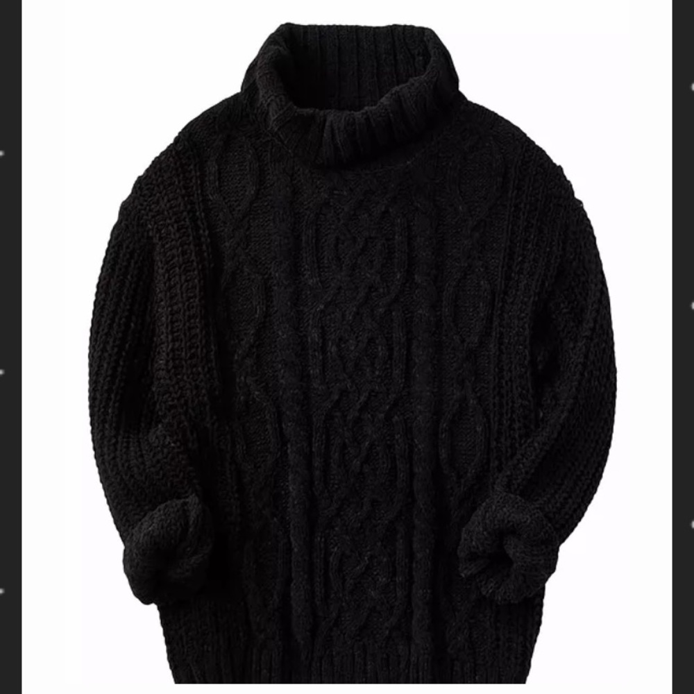 Cable Knit Chenille Sweater